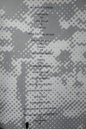 Little Feat Hoy-Hoy! Songbook (1982) image number 2