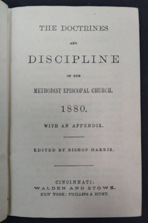 The Doctrines and Discipline of the Methodist Episcopal Church image number 0