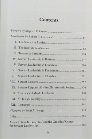Servant Leadership: A Journey into the Nature of Legitimate Power and Greatness image number 2