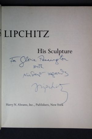 Jacques Lipchitz: His Sculpture image number 1