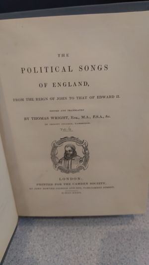 Political Songs of England  image number 1