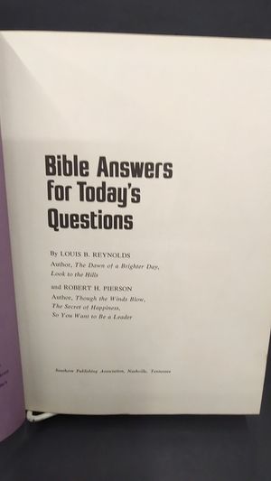 Bible Answers For Today's Questions image number 1