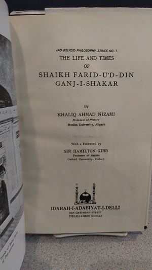 The life & times of Shaikh Farid-Ud-Din Ganj-I--Shakar image number 1