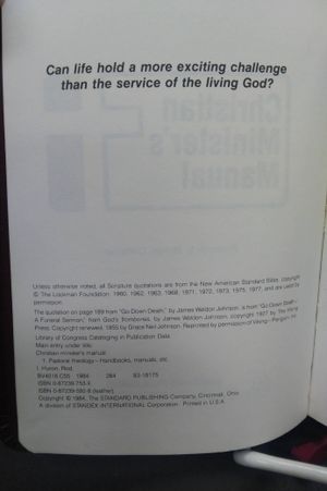 Christian Ministers Manual/03029 image number 1