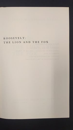 Roosevelt: The Lion and the Fox image number 1