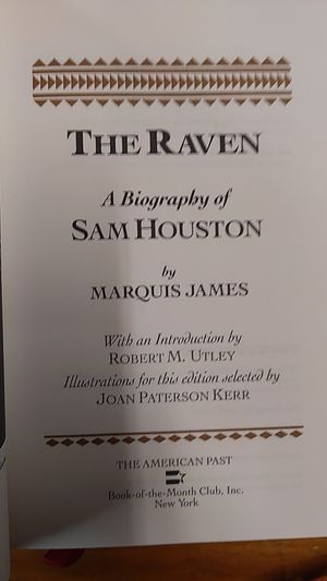 The Raven: A Biography of Sam Houston image number 0