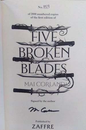 Five Broken Blades: Discover the instant Sunday Times bestselling adventure fantasy debut taking the world by storm (The Broken Blades) image number 2