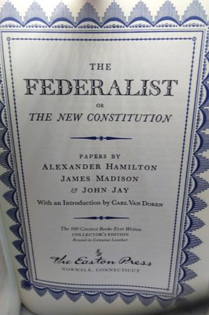The Federalist or The Constitution image number 1