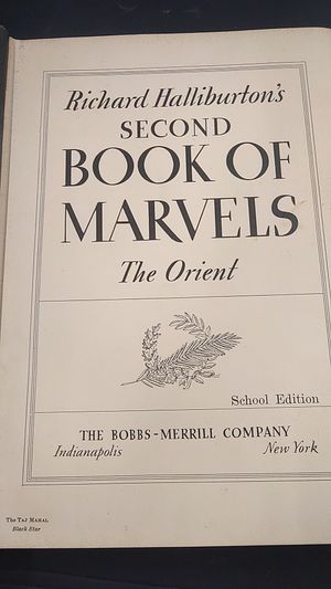 Richard Halliburton`s Second Book of Marvels;The Orient image number 1