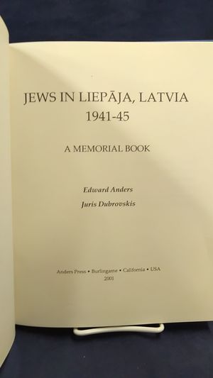 Jews in Liepaja, Latvia: 1941-45 image number 1