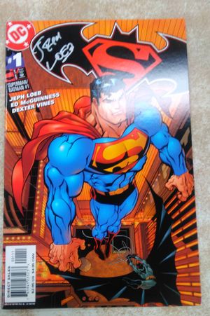 Superman Batman #1 Jeph Loeb signed image number 0