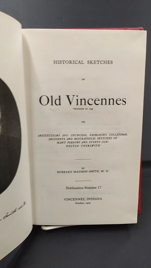 Historical Sketches of Old Vincennes image number 1
