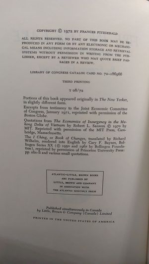 Fire In The Lake: The Vietnamese And The Americans In Vietnam image number 1