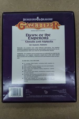 Dungeons & Dragons TSR Gazetteer - Dawn of The Emperors Thyatis and Asphatia image number 2