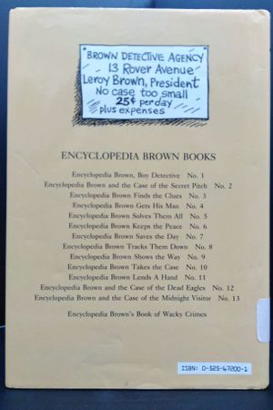 Encyclopedia Brown Boy Detective image number 2