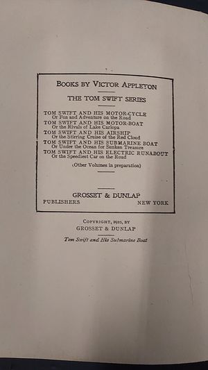 Tom Swift and His Submarine Boat image number 2