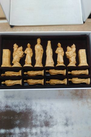 King Arthur & Camelot Collector's Chess Set image number 1