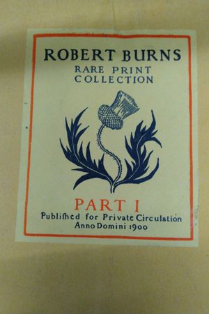 Robert Burns Rare Print Collection  image number 2