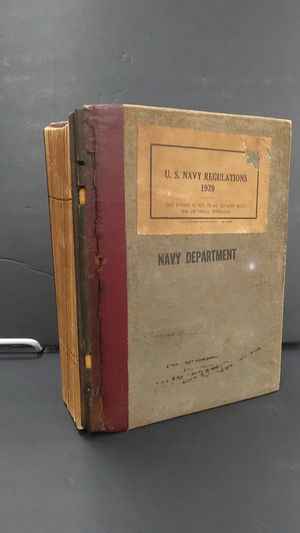 United States Navy Regulations: 1920 image number 0