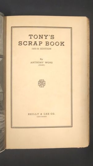 Tony's Scrap Book image number 1