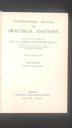 Cunningham's Manual of Practical Anatomy image number 1