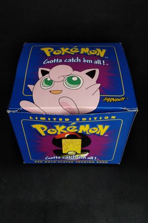 Jigglypuff 23K Gold-Plated Trading Card in Pokeball image number 2