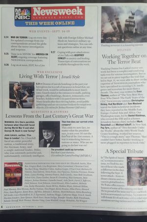 Newsweek - October 1, 2001 image number 2