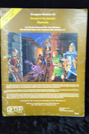 Dungeon Module A2 Secret of the Slavers Stockade (For Ad&d By Gary Gygax) image number 0