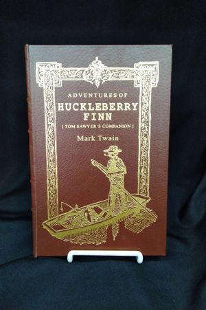 The Adventures of Huckleberry Finn: Tom Sawyer's Companion (2008 Brown Leatherbound Hardcover Easton Press Deluxe Limited Collector's Edition Printing image number 0