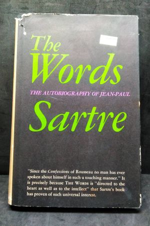 Jean-Paul Sartre THE WORDS The Autobiography George Braziller Book Club Ed 1964 image number 0