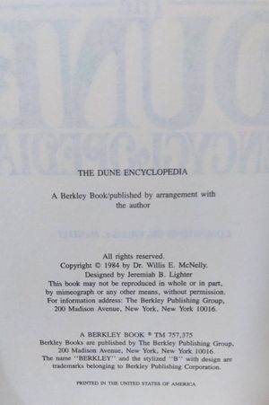 The Dune Encyclopedia image number 2