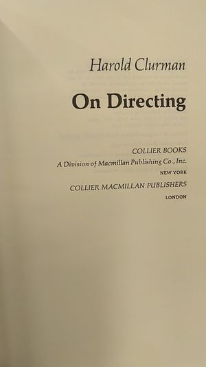On Directing image number 1
