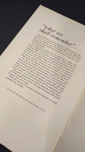 In Memoriam: John Fitzgerald Kennedy image number 0