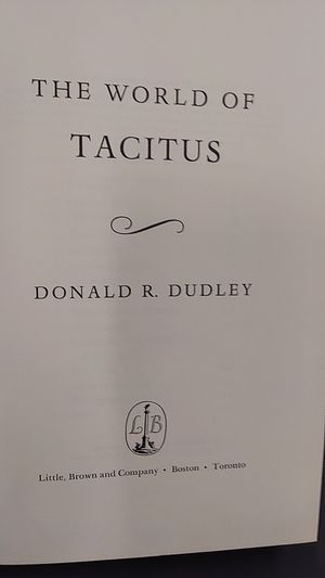 The World of Tacitus image number 1