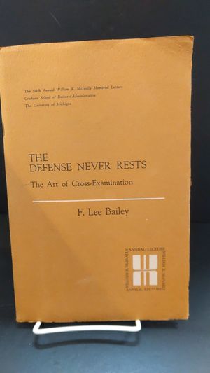 The Defense Never Rests: The Art of Cross Examination image number 0