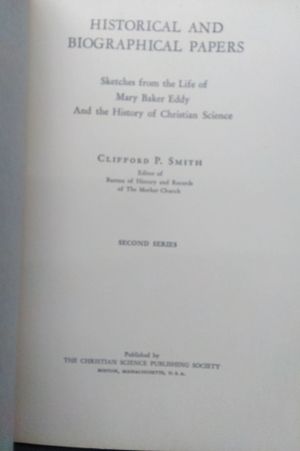 Historical and Biographical Papers Second Series image number 1