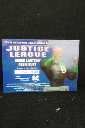 Diamond Select DC Justice League Green Lantern John Stewart Resin Bust image number 1