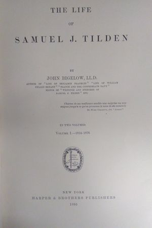 The Life of Samuel J. Tilden  image number 0