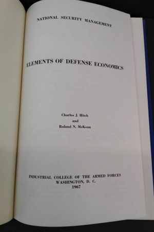 Elements of Defense Economics image number 1