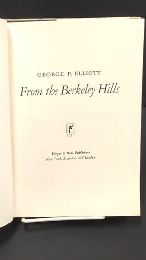 From the Berkeley Hills: Poems image number 2