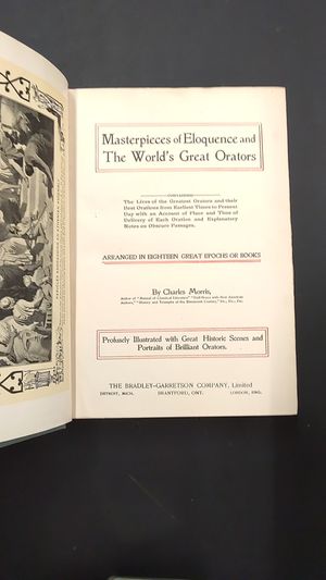 Masterpieces of Eloquence and The World's Great Orators image number 0