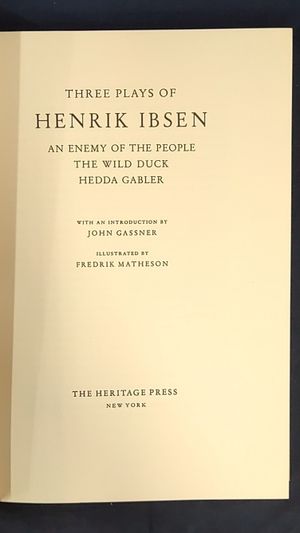 Three Plays by Henrik Ibsen image number 2