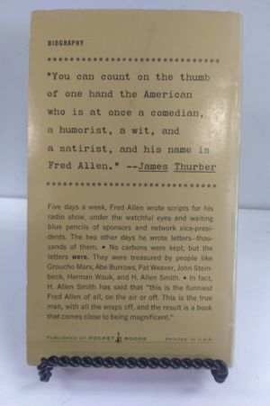 Fred Allen's Letters image number 1