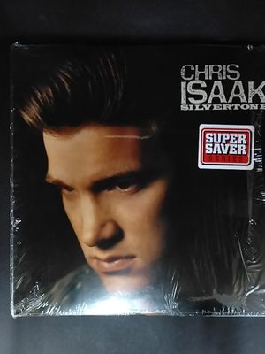 Chris Isaak SILVERTONE - Warner Brothers Records 1985 - USED Vinyl LP Record - 1985 Pressing 9 25156-1 RARE PROMO - Dancin' - Voodoo - Gone Ridin' - W image number 0