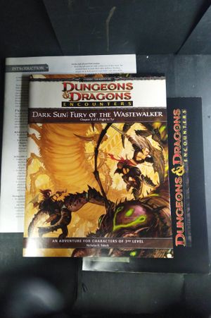 Dark Sun - Fury of the Wastewalker #3, Flight to Tyr (Dungeons & Dragons (4th Edition) - D&D Encounters, Worldwide Gameday, & Other Promotional Items) image number 0