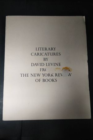 Literary Caricatures By David Levine From the New York Review of Books image number 0