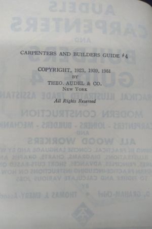 Audels Carpenters and Builders Guide. Volumes 1-4 A Practical Illustrated Trade Assistant on Modern Construction image number 2