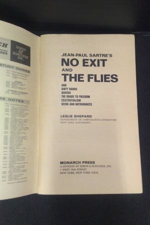 Jean-Paul Sartre's No Exit, the Flies, and Other Writings image number 2