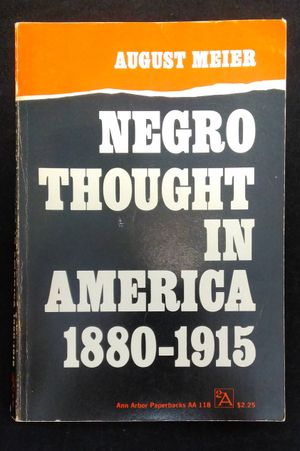 Negro Thought in America 1880 - 1915 image number 0