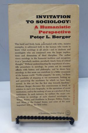 Invitation to Sociology: A Humanistic Perspective image number 1